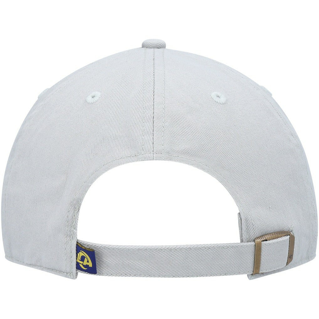 Los Angeles Rams '47 Logo Clean Up Adjustable Hat Gray | 47 brand