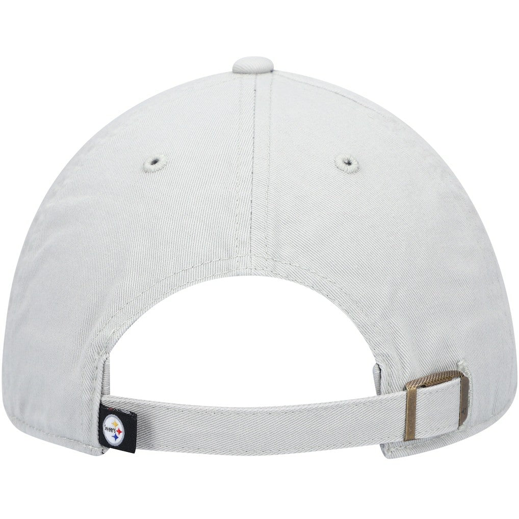 Pittsburgh Steelers '47 Clean Up Adjustable Hat Gray | 47 brand
