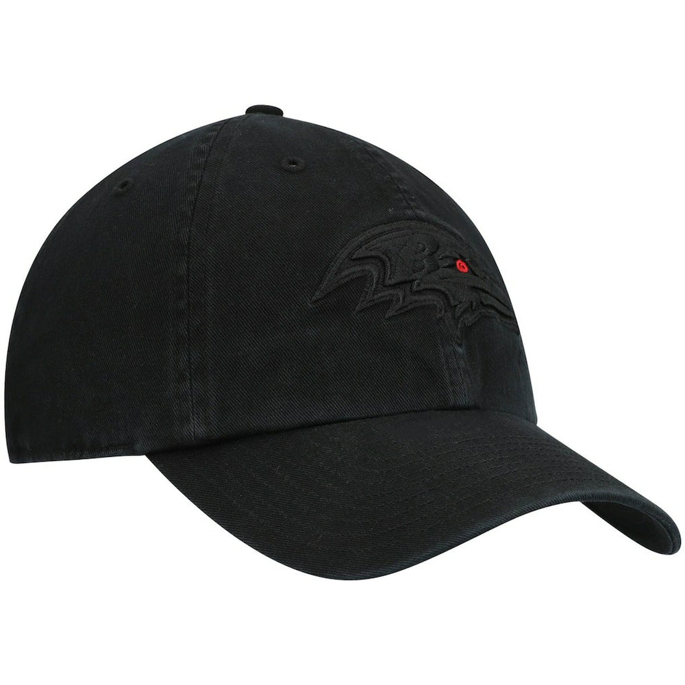 Baltimore Ravens '47 Team Tonal Clean Up Adjustable Hat Black | 47 brand