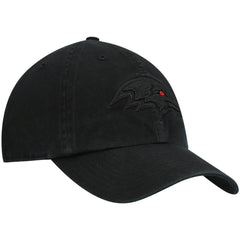 Baltimore Ravens '47 Team Tonal Clean Up Adjustable Hat Black | 47 brand