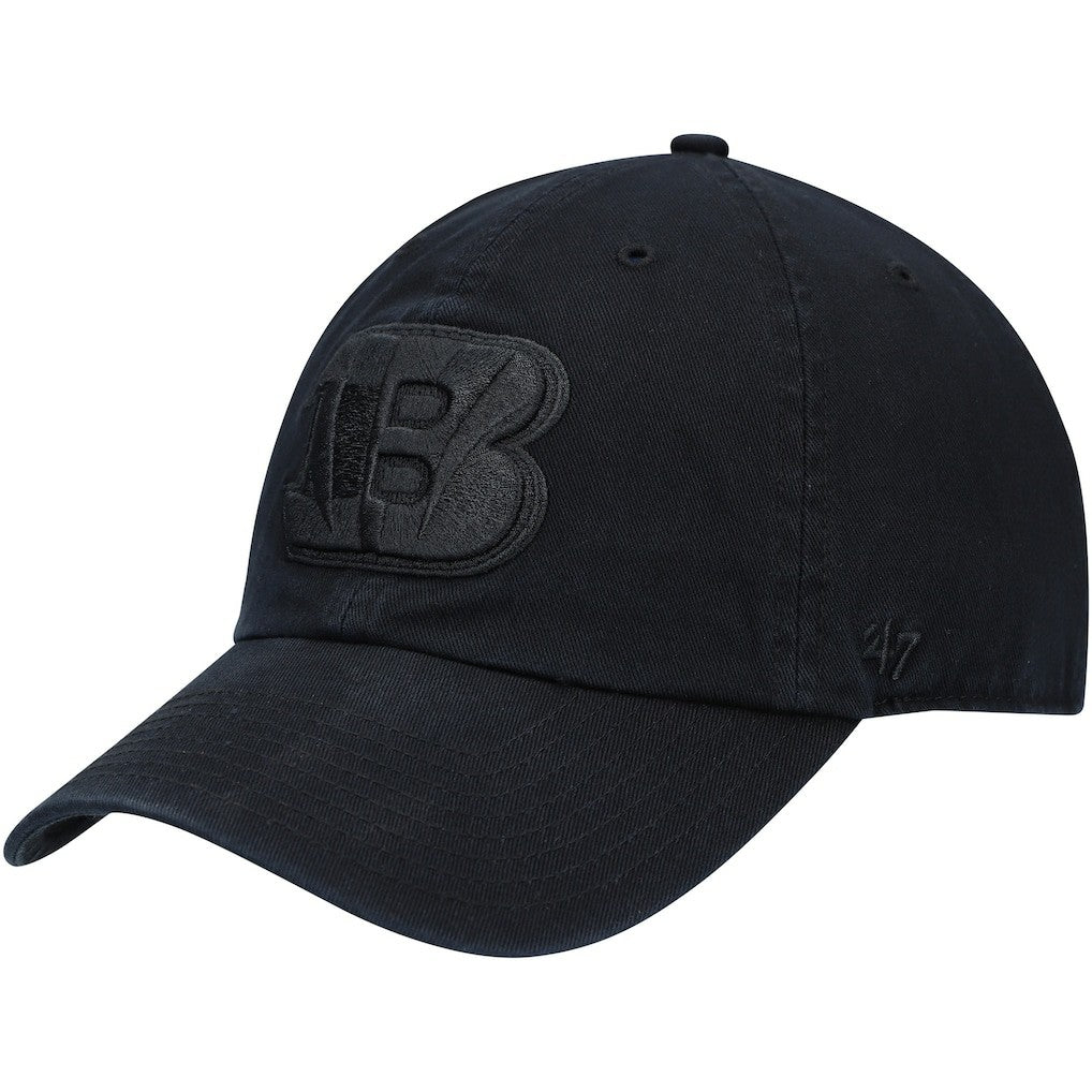 Cincinnati Bengals '47 Team Tonal Clean Up Adjustable Hat Black | 47 brand