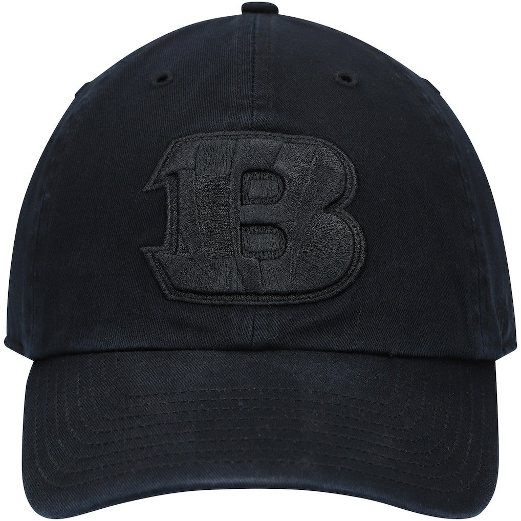 Cincinnati Bengals '47 Team Tonal Clean Up Adjustable Hat Black | 47 brand