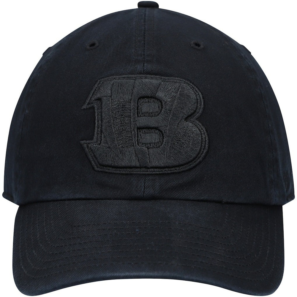 Cincinnati Bengals '47 Team Tonal Clean Up Adjustable Hat Black | 47 brand