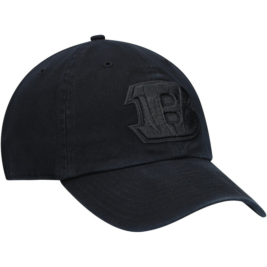 Cincinnati Bengals '47 Team Tonal Clean Up Adjustable Hat Black | 47 brand