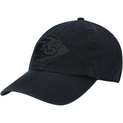 Kansas City Chiefs '47 Team Tonal Clean Up Adjustable Hat Black | 47 brand
