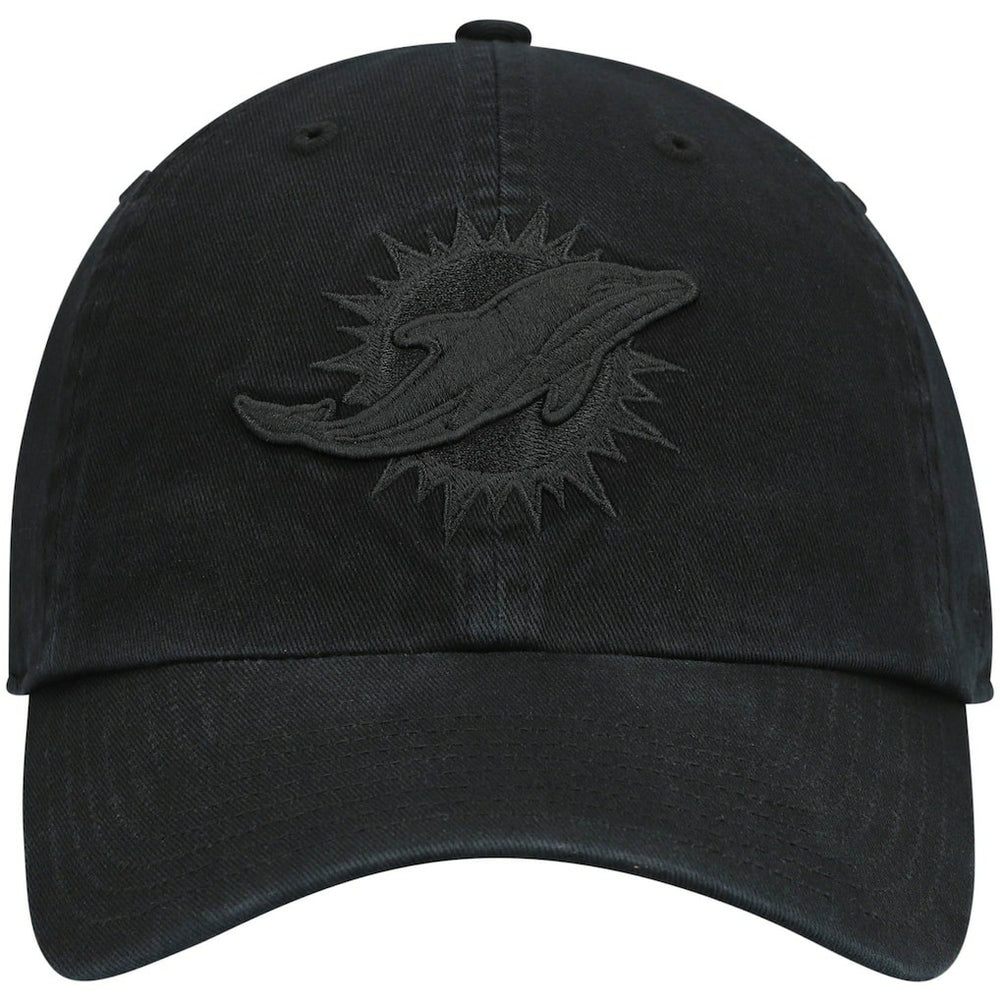 Miami Dolphins '47 Team Tonal Clean Up Adjustable Hat Black | 47 brand