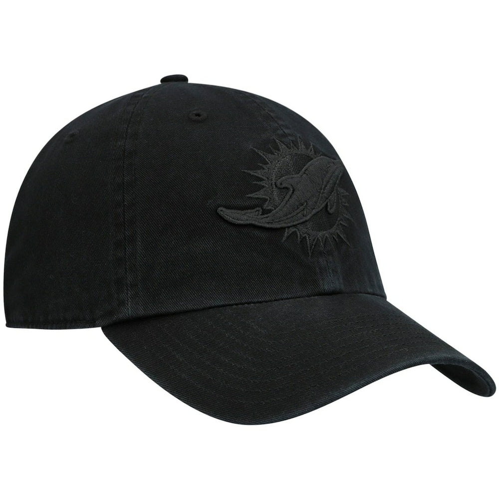 Miami Dolphins '47 Team Tonal Clean Up Adjustable Hat Black | 47 brand