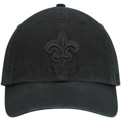 New Orleans Saints '47 Team Tonal Clean Up Adjustable Hat Black | 47 brand