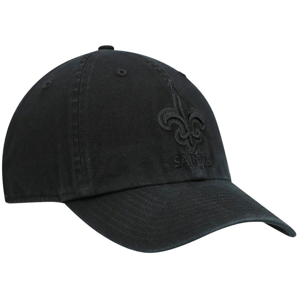 New Orleans Saints '47 Team Tonal Clean Up Adjustable Hat Black | 47 brand