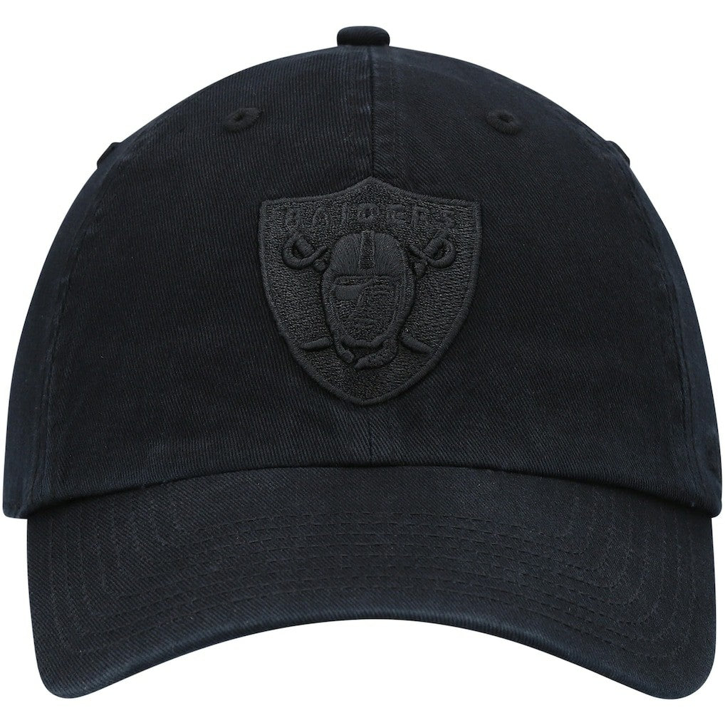 Las Vegas Raiders '47 Team Tonal Clean Up Adjustable Hat Black | 47 brand