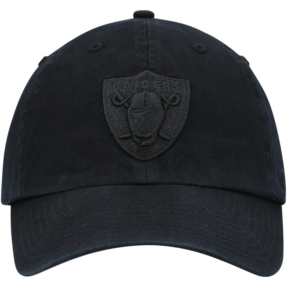 Las Vegas Raiders '47 Team Tonal Clean Up Adjustable Hat Black | 47 brand