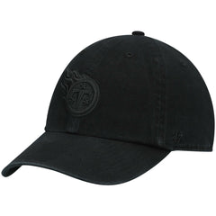 Tennessee Titans '47 Team Tonal Clean Up Adjustable Hat Black | 47 brand