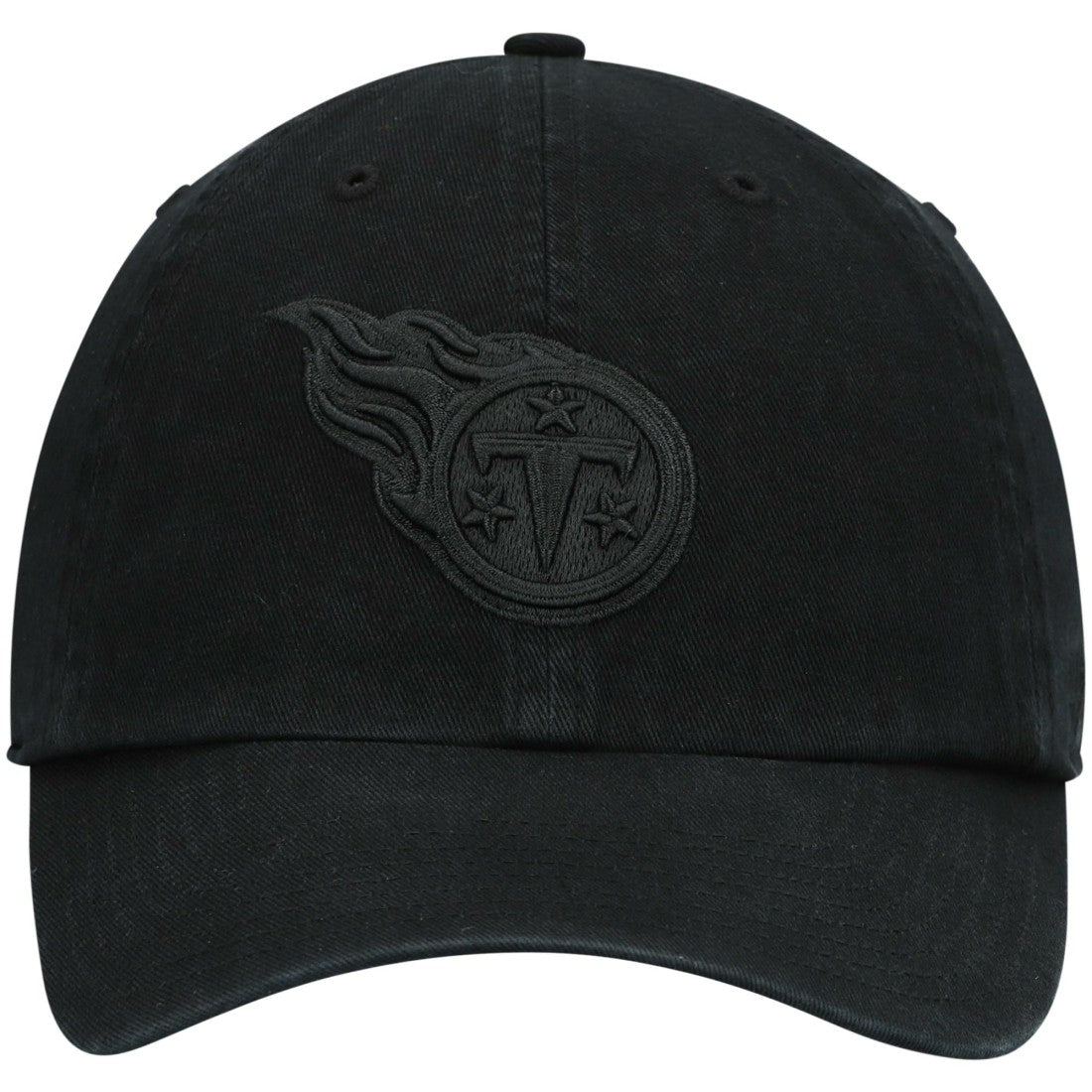 Tennessee Titans '47 Team Tonal Clean Up Adjustable Hat Black | 47 brand