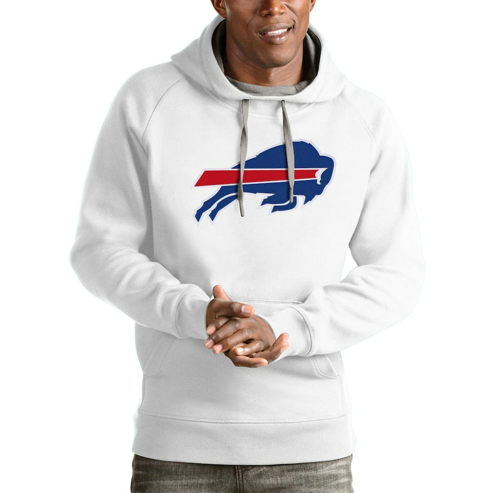Buffalo Bills Antigua Victory Pullover Hoodie White | NFL