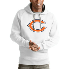 Chicago Bears Antigua Victory Pullover Hoodie White | NFL