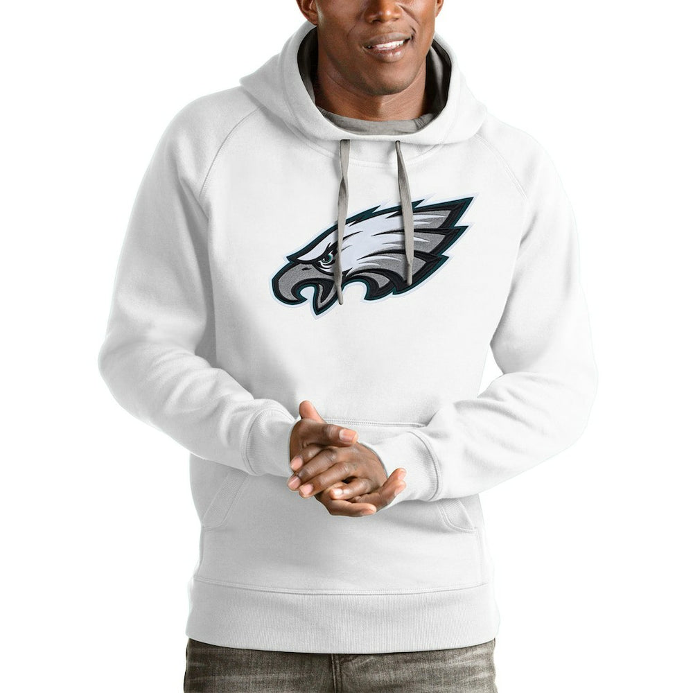 Philadelphia Eagles Antigua Victory Pullover Hoodie White | NFL