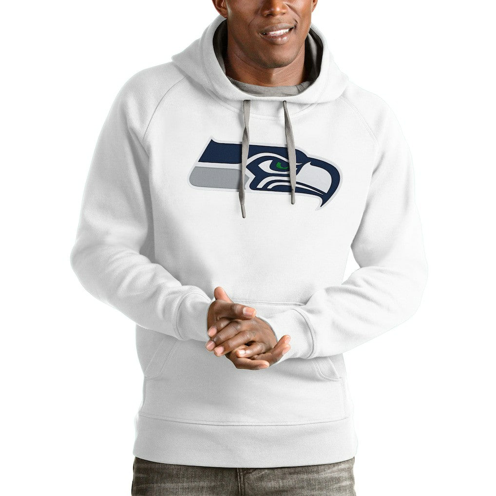 Seattle Seahawks Antigua Victory Pullover Hoodie White | NFL