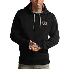 Cincinnati Bengals Antigua Logo Victory Pullover Hoodie Black | NFL