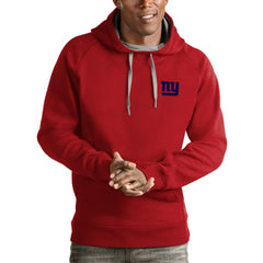 New York Giants Antigua Logo Victory Pullover Hoodie Red | NFL