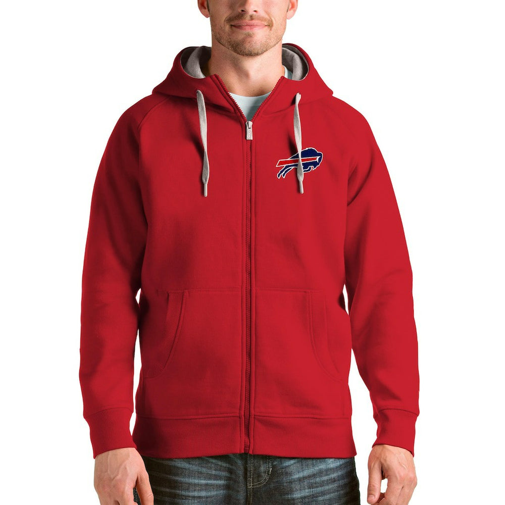 Buffalo Bills Antigua Victory Full-Zip Hoodie Red | NFL