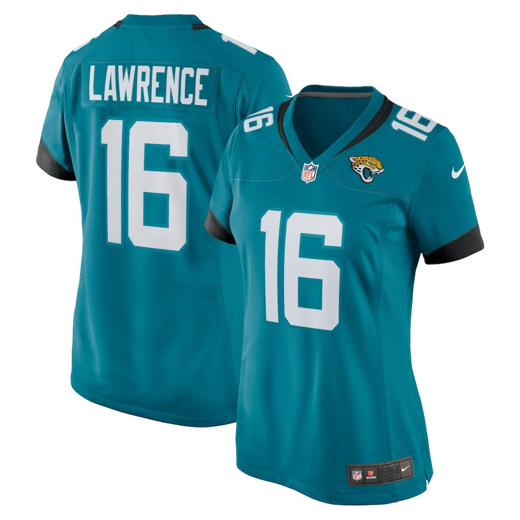 Trevor Lawrence Jacksonville Jaguars Women's Player Game Jersey Teal | Nike for Sale