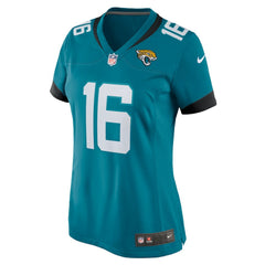 Trevor Lawrence Jacksonville Jaguars Women's Player Game Jersey Teal | Nike for Sale