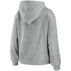 Carolina Panthers WEAR by Erin Andrews Women's Full-Zip Hoodie Heathered Gray | NFL