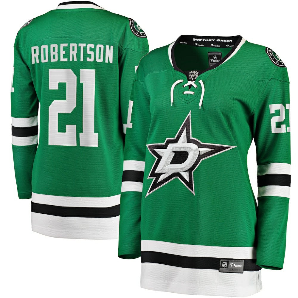 Jason Robertson Dallas Stars Fanatics Women's Home Breakaway Jersey - Kelly Green - NHL