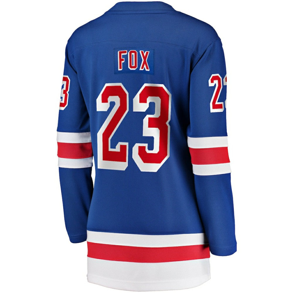 Adam Fox New York Rangers Fanatics Women's Home Breakaway Jersey - Blue - NHL