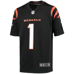 Ja'Marr Chase Cincinnati Bengals Youth Game Jersey Black | Nike for Sale