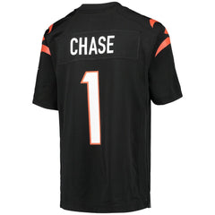 Ja'Marr Chase Cincinnati Bengals Youth Game Jersey Black | Nike for Sale