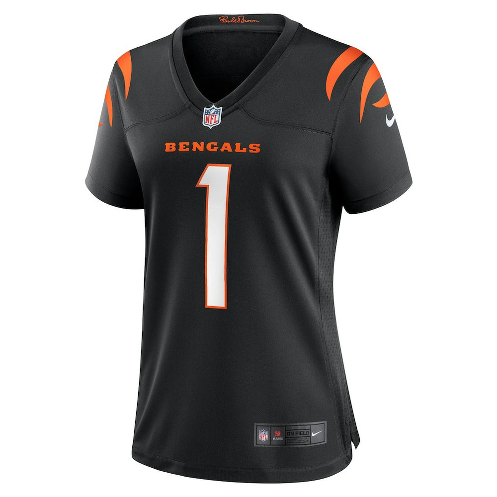 Ja'Marr Chase Cincinnati Bengals Women's Game Jersey Black | Nike for Sale