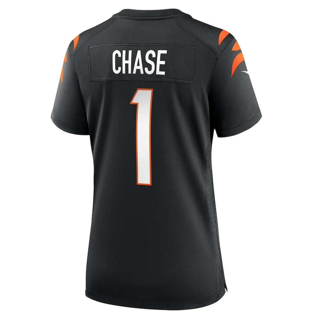Ja'Marr Chase Cincinnati Bengals Women's Game Jersey Black | Nike for Sale