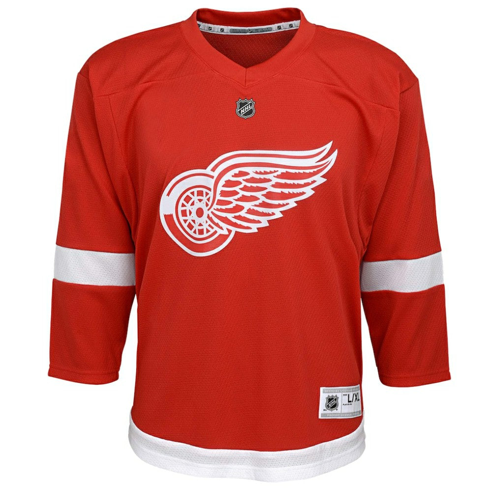 Detroit Red Wings Youth Home Replica Custom Jersey - Red - NHL