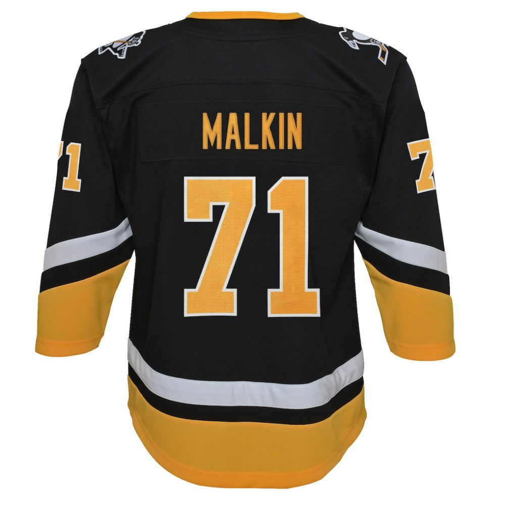 Evgeni Malkin Pittsburgh Penguins Youth 2021/22 Alternate Premier Player Jersey - Black - NHL