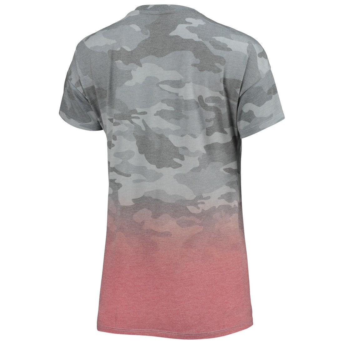 Tampa Bay Buccaneers Juniors Beth Camo Dip-Dye T-Shirt Gray/Red | NFL