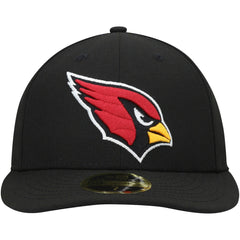 Arizona Cardinals New Era Omaha Low Profile 59FIFTY Fitted Hat Black | NFL