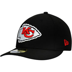 Kansas City Chiefs New Era Omaha Low Profile 59FIFTY Fitted Hat Black | NFL