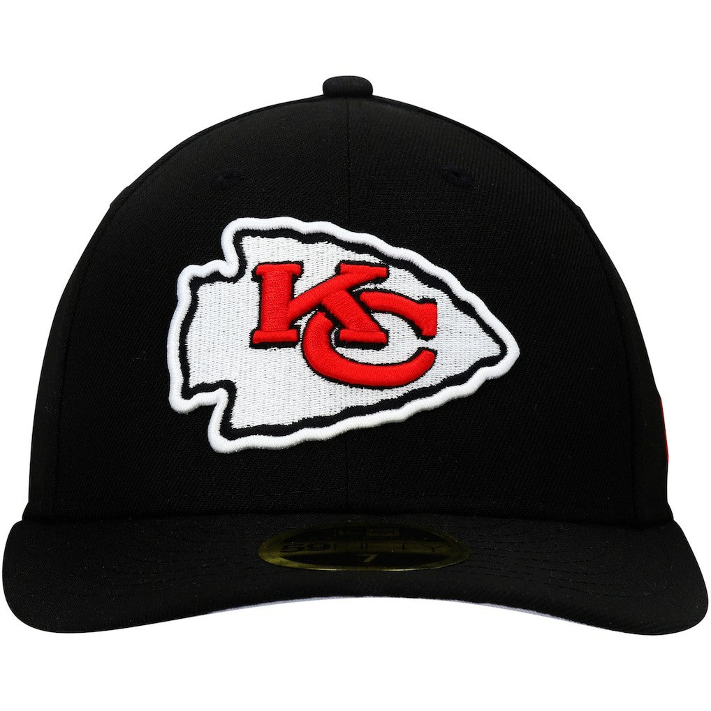 Kansas City Chiefs New Era Omaha Low Profile 59FIFTY Fitted Hat Black | NFL