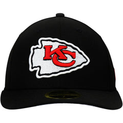 Kansas City Chiefs New Era Omaha Low Profile 59FIFTY Fitted Hat Black | NFL
