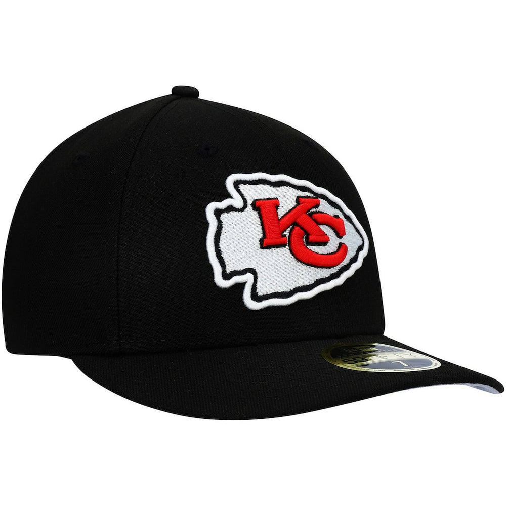 Kansas City Chiefs New Era Omaha Low Profile 59FIFTY Fitted Hat Black | NFL
