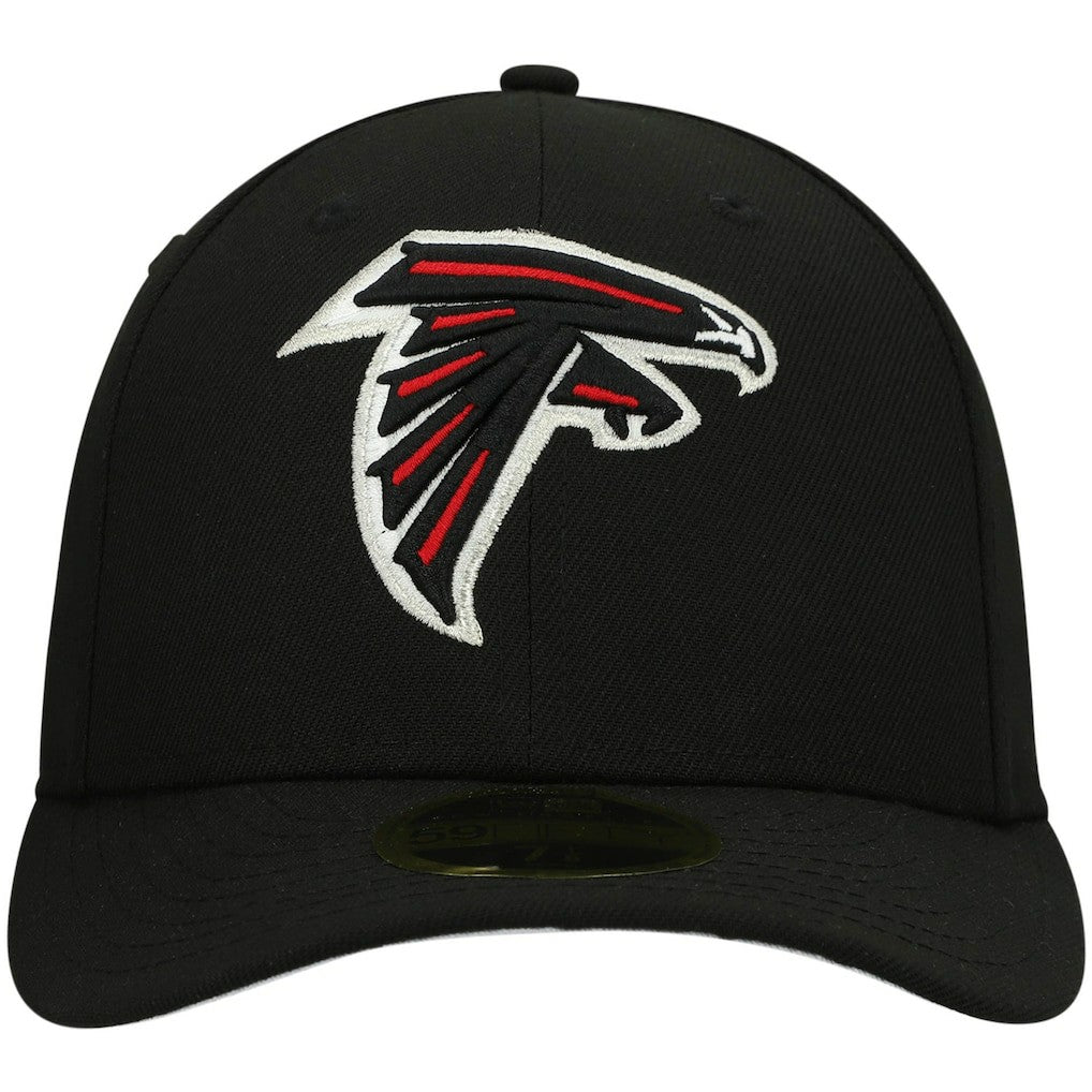 Atlanta Falcons New Era Omaha Low Profile 59FIFTY Fitted Hat Black | NFL