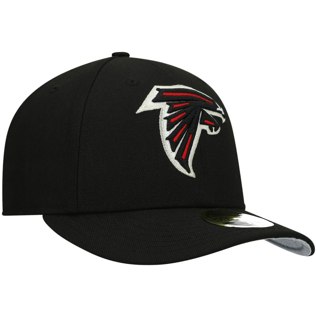 Atlanta Falcons New Era Omaha Low Profile 59FIFTY Fitted Hat Black | NFL