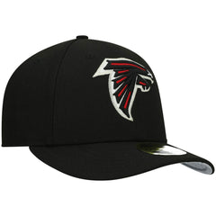 Atlanta Falcons New Era Omaha Low Profile 59FIFTY Fitted Hat Black | NFL