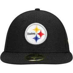 Pittsburgh Steelers New Era Omaha Low Profile 59FIFTY Fitted Hat Black | NFL