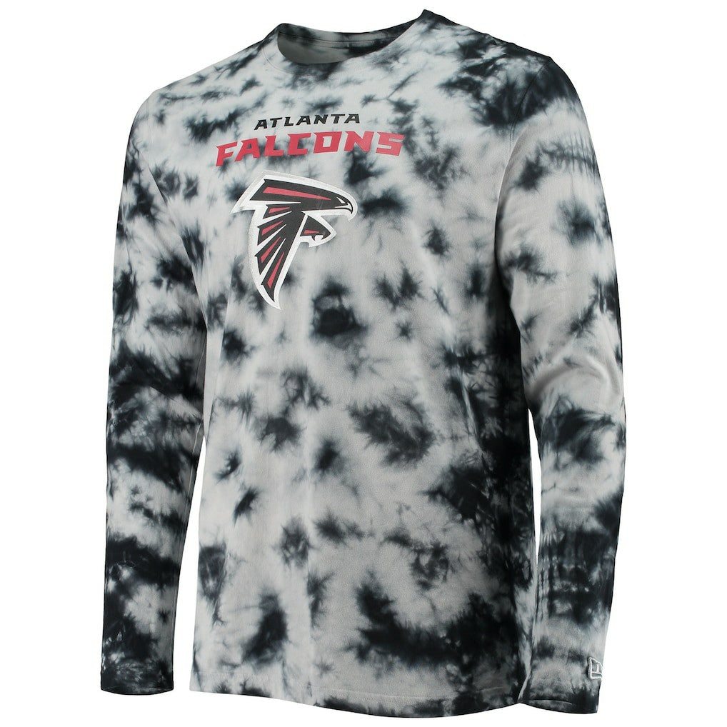 Atlanta Falcons New Era Tie-Dye Long Sleeve T-Shirt Black | NFL