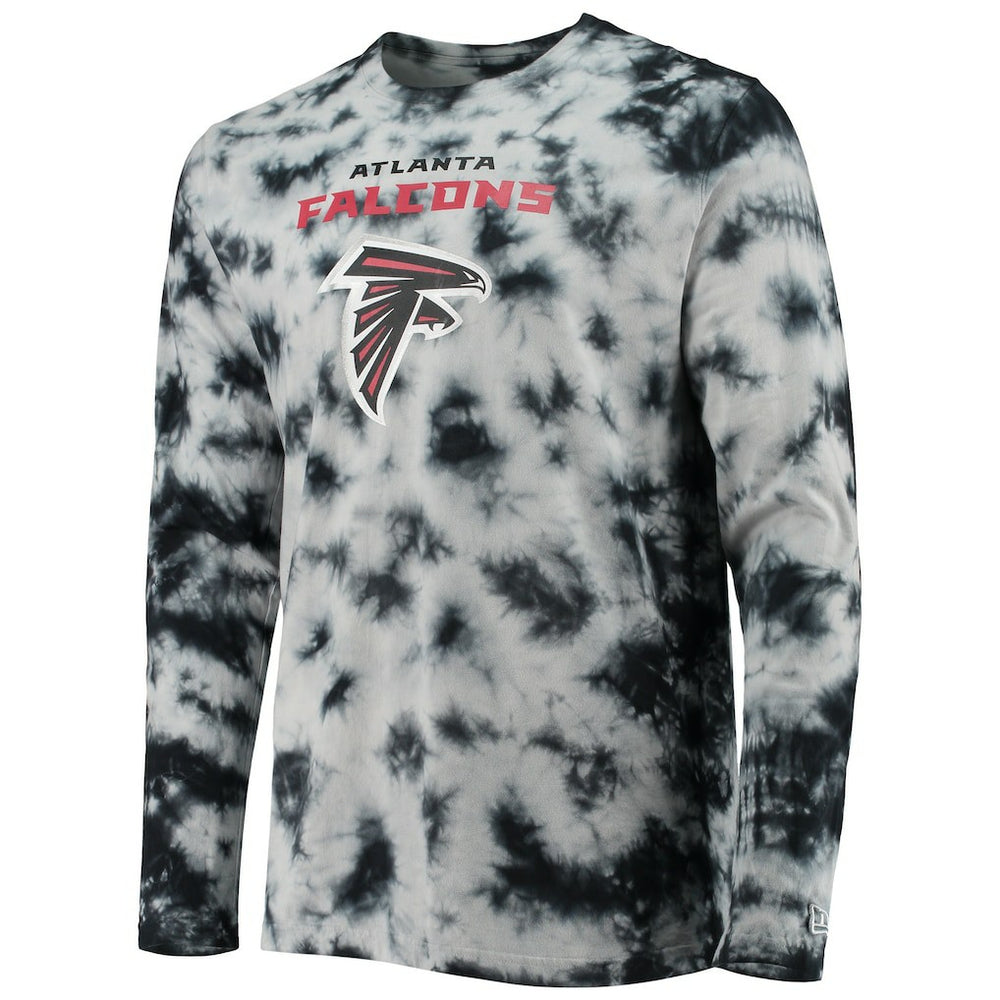 Atlanta Falcons New Era Tie-Dye Long Sleeve T-Shirt Black | NFL
