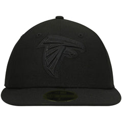Atlanta Falcons New Era Black on Black Low Profile 59FIFTY II Fitted Hat Black | NFL
