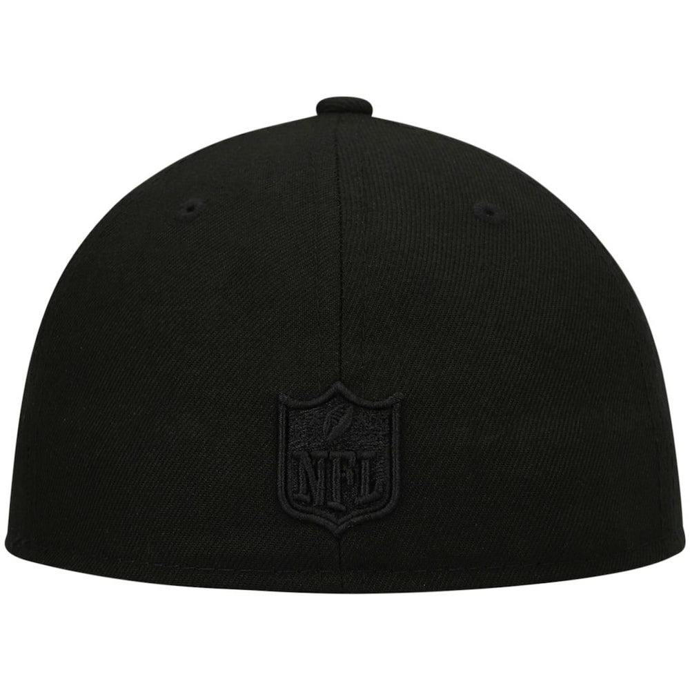 Atlanta Falcons New Era Black on Black Low Profile 59FIFTY II Fitted Hat Black | NFL