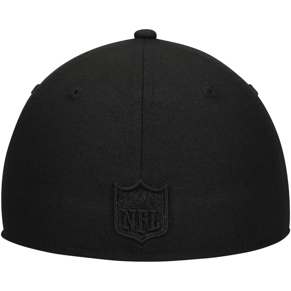 Detroit Lions New Era Black on Black Low Profile 59FIFTY II Fitted Hat Black | NFL